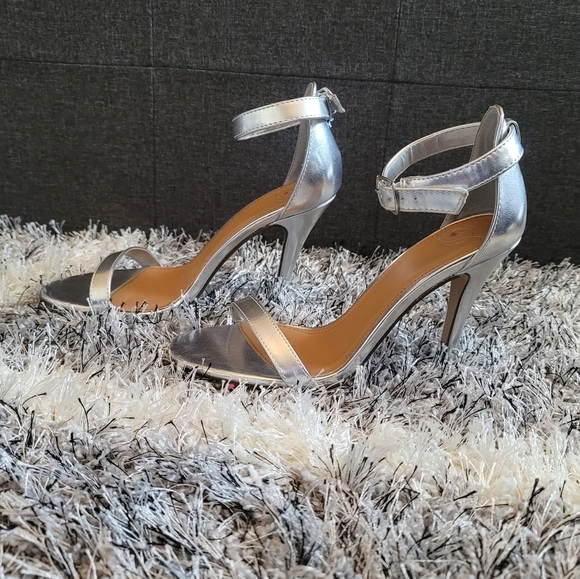 Silver Stiletto Sandal - Picture 3 of 8